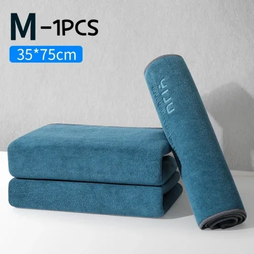 마이크로 화이버 세차 타월 75X35cm 보푸라기없는 자동차 청소 울트라 소프트 건조 천 자세히 세탁 도구