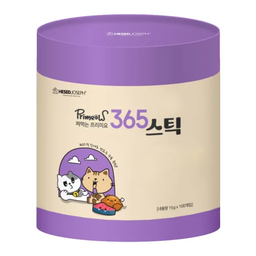 프리미요 고양이 짜먹는 365스틱 영양제, 100회분, 면역/항산화, 1개