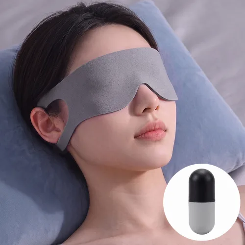 에어 3D 수면 안대 슬림 프리미엄 암막 눈가리개 캡슐