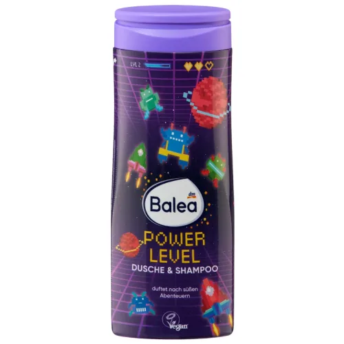 Balea 키즈 2in1 샤워젤 & 샴푸 Power Level