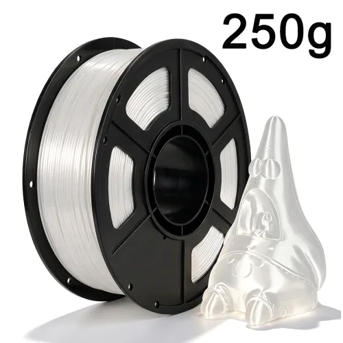 PLA 실크 골드 실버 3d 프린터 소모품 실크 1.75mm 250G 3D 프린터 재료 비단 브론즈 자색 구리 실크 로즈골드 pla 인쇄 리필 필라멘트 진공 포장 250g, PLA 실크 흰색, 250g