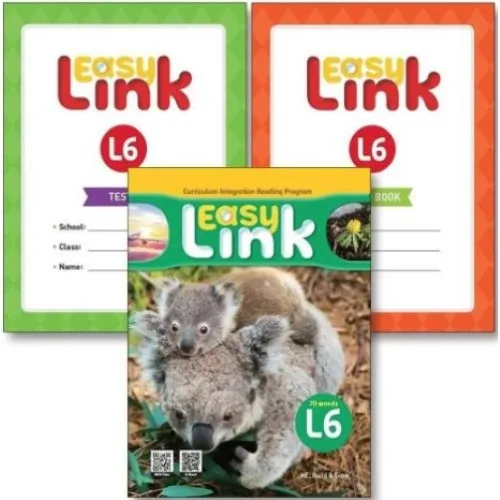 Easy Link 6 세트 (전3권) 교재 + Tests + Word Book, NE_Build & Grow, 초보자