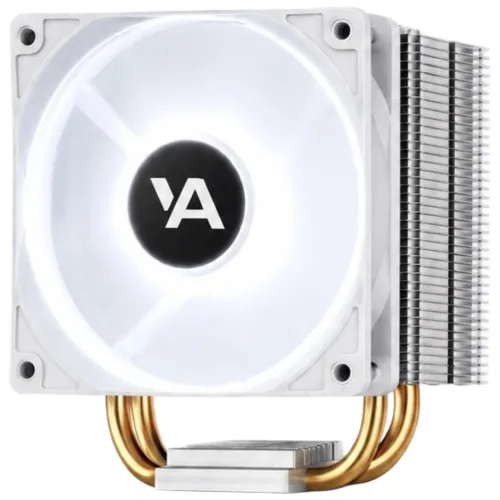 야인 프리오 YC1100 LED CPU 쿨러 화이트 고급형 듀얼 히트파이프 탑재 LED 90mm팬 인텔 AMD, 1개, 화이트, YC1100-WHITE